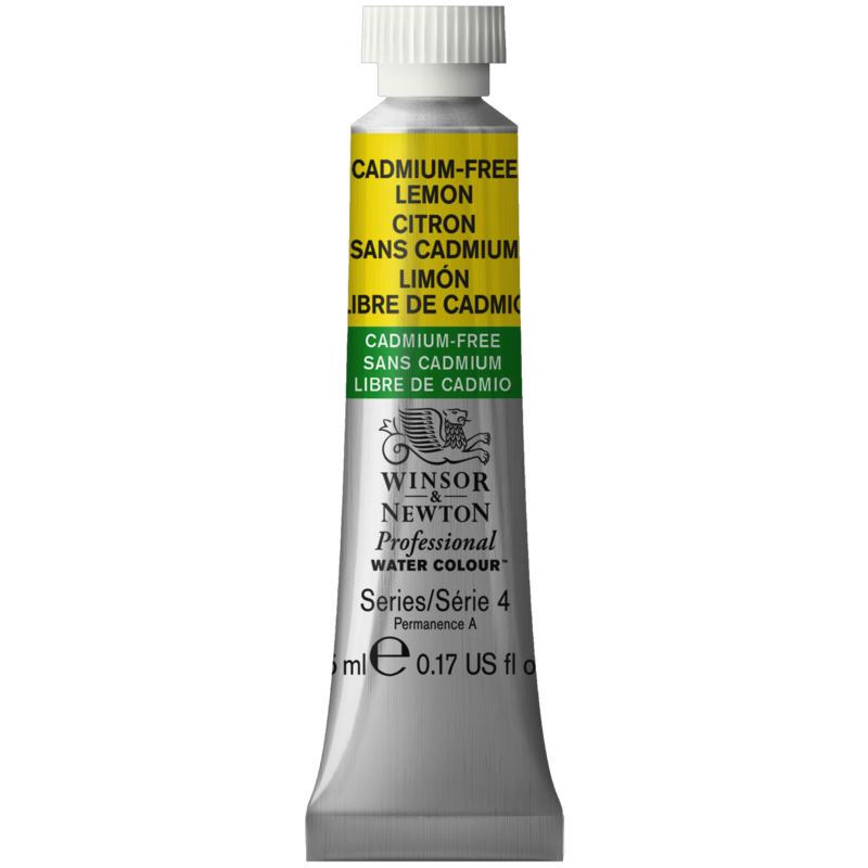 WINSOR & NEWTON Professional Aquarelle tube 5ml 898 Citron sans cadmium