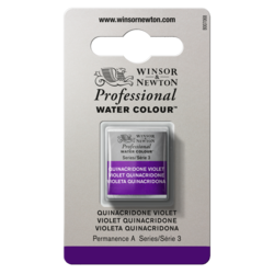 WINSOR & NEWTON Professional Aquarelle 1/2 Godet 550 Violet quinacridone