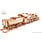 GRAINE CREATIVE Ugears V-Express Wooden Steam Train 538 Pieces 560x120x120Mm