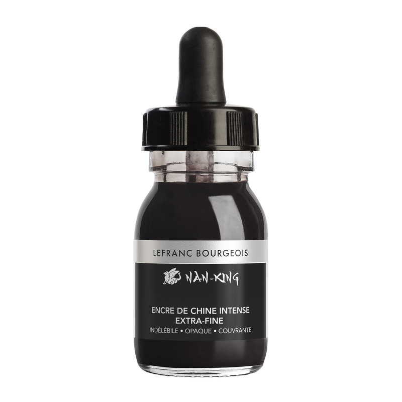 LEFRANC BOURGEOIS Encre de Chine Nan-King flacon 30ml