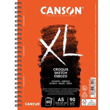 CANSON Al 60Fl Spirale Gd Cote Xl®  A5 90G Croquis