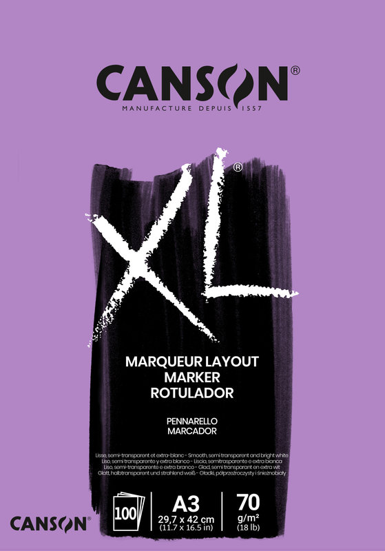 CANSON Al  100Fl Xl® Marker A3 70G Blanc