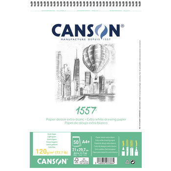 CANSON NOTES Carnet à spirales 50FL A6 100G Bleu - Papeterie Michel