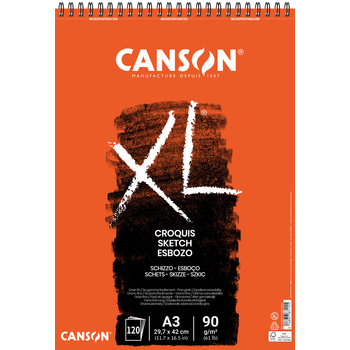 CANSON Album Spirale 120Fl Xl® Croquis A3 90G