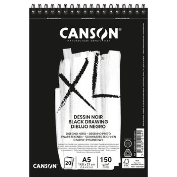 CANSON Al Spirale 30Fl Xl® Dessin A5 150G Noir
