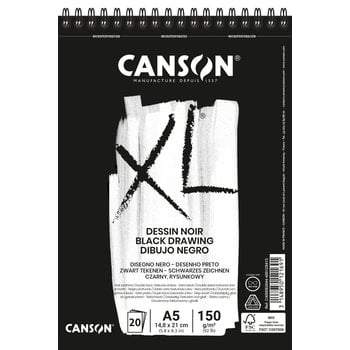 CANSON Album Spirale 30Fl Xl® Dessin A5 150G Noir