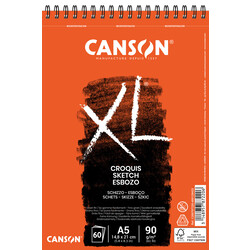 CANSON Album Spirale 60Fl Xl® Croquis A5 90G