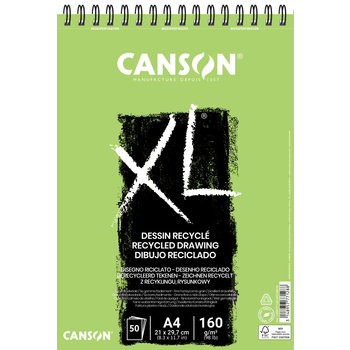 CANSON Album Spirale 50Fl Xl®  A4 160G Recyclé