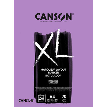 CANSON CANSON XL MARKER Bloc à spirales 100FL A4 70G