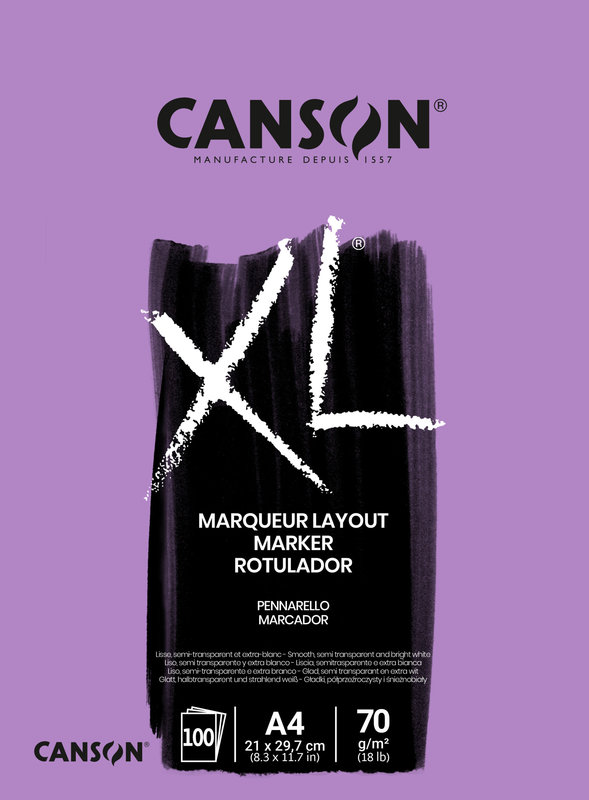 CANSON Al  100Fl Xl® Marker A4 70G  Blanc