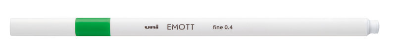 UNI-BALL Emott Feutre pointe fine 0,4mm Vert