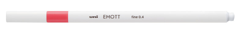 UNI-BALL Emott Feutre pointe fine 0,4mm Corail