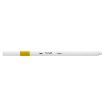 UNI-BALL Emott Feutre pointe fine 0,4mm Jaune Paille