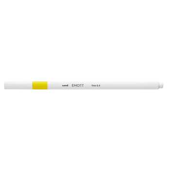 UNI-BALL Emott Feutre pointe fine 0,4mm Jaune Citron