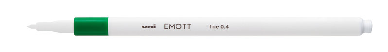 UNI-BALL Emott Feutre pointe fine 0,4mm Vert Pin