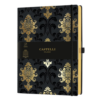 CASTELLI Carnet C&G Très Grand Format Ligné Baroque Gold