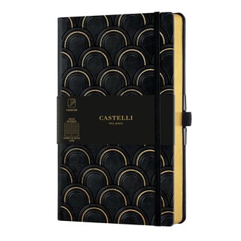 CASTELLI Notebook C&G Large Format Lined Art Deco Gold