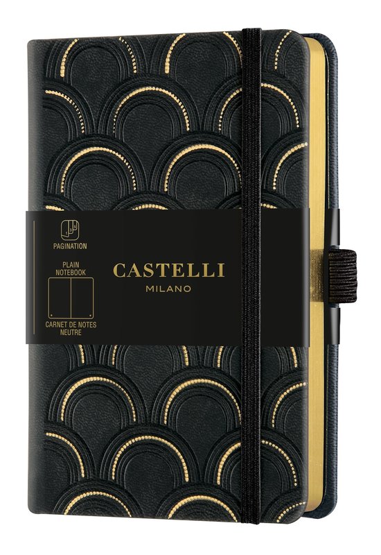 CASTELLI Carnet C&G Poche Uni Art Déco Gold