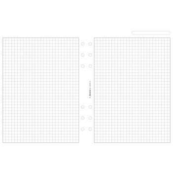 FILOFAX A5 Quadruled Sheets Refill Blc