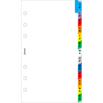 FILOFAX Personal recharge Multicolored alphabetical index