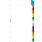 FILOFAX Index alphabétique. multicolore Personal