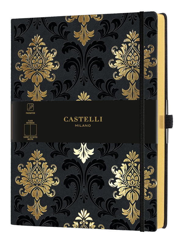 CASTELLI Carnet C&G Très Grand Format Uni Baroque Gold