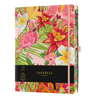 CASTELLI Carnet Eden Tres Grand Format Ligne Flamant