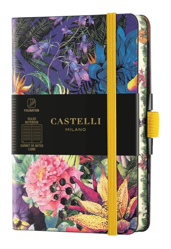 CASTELLI Notebook Eden Pocket Lined Cockatiel