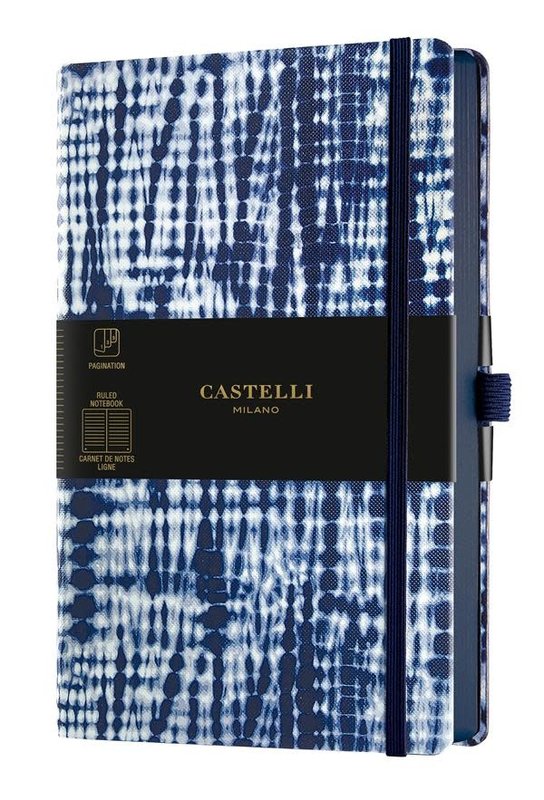 CASTELLI Carnet Shibori Poche Ligne Jute