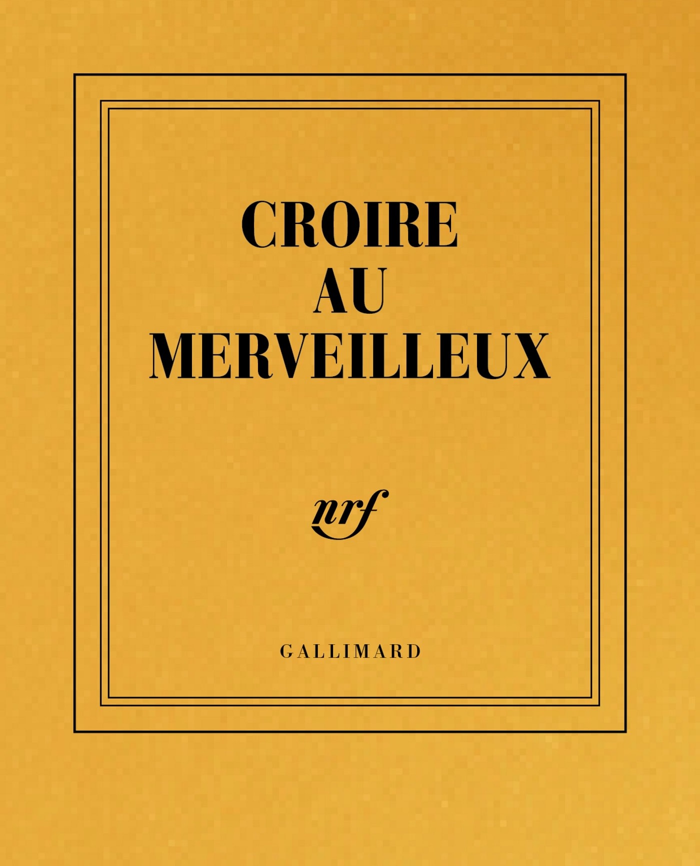 GALLIMARD Carnet poche couleur - Croire au merveilleux
