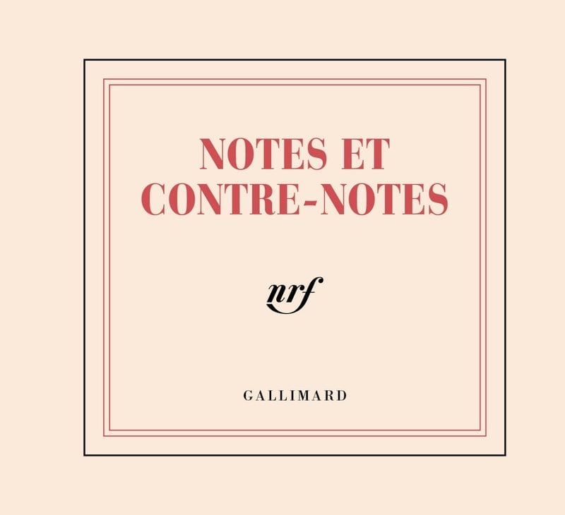 GALLIMARD Mini "Notes And Counter Notes" Pad