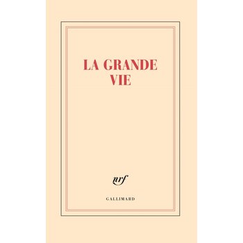 GALLIMARD Grand Carnet Line "La Grande Vie