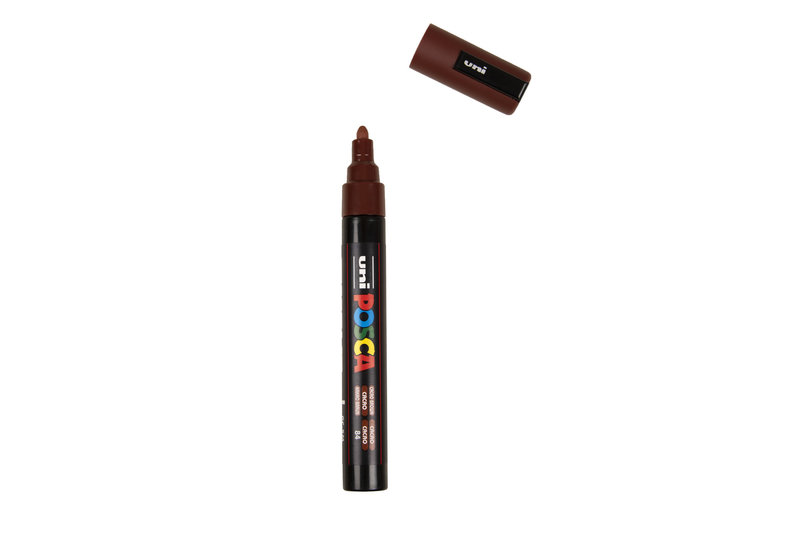 UNI-BALL Medium conical tip marker PC5M CA Cacao