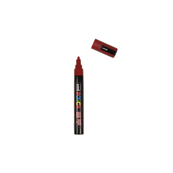 UNI-BALL Medium tapered tip marker PC5M RR Ruby red