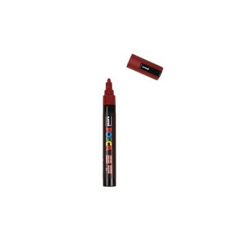 UNI-BALL Posca Marqueur pointe conique moyenne PC5M Rouge rubis