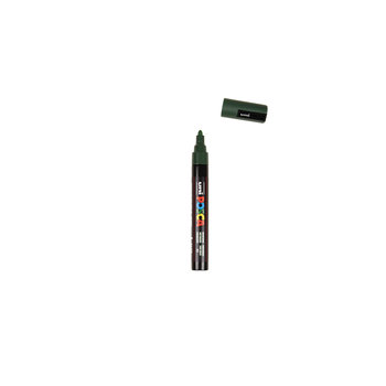 UNI-BALL Medium tapered tip marker PC5M VA Green English