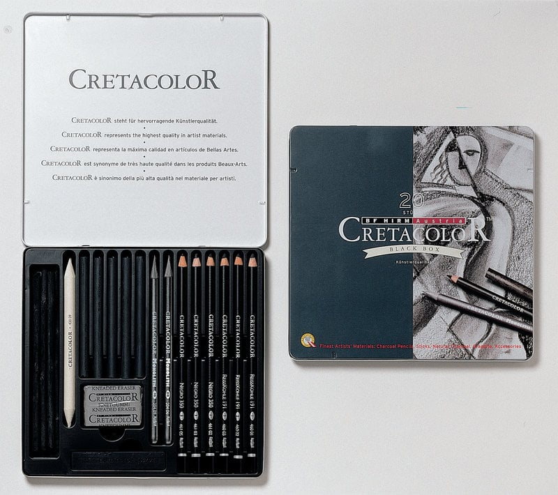 CRETACOLOR Esquisse Black Box 20 pieces