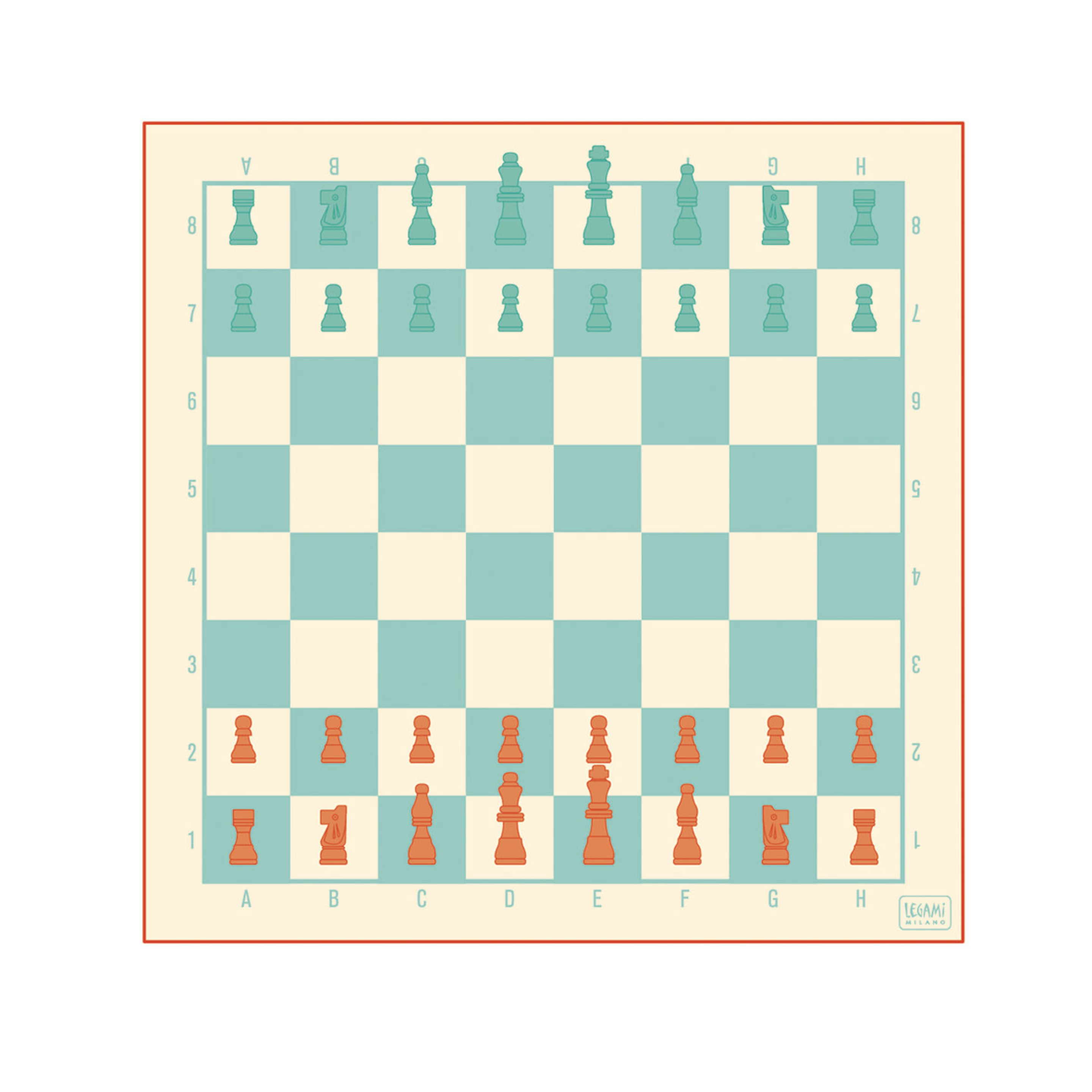 Jeu double échecs + dames Papeterie