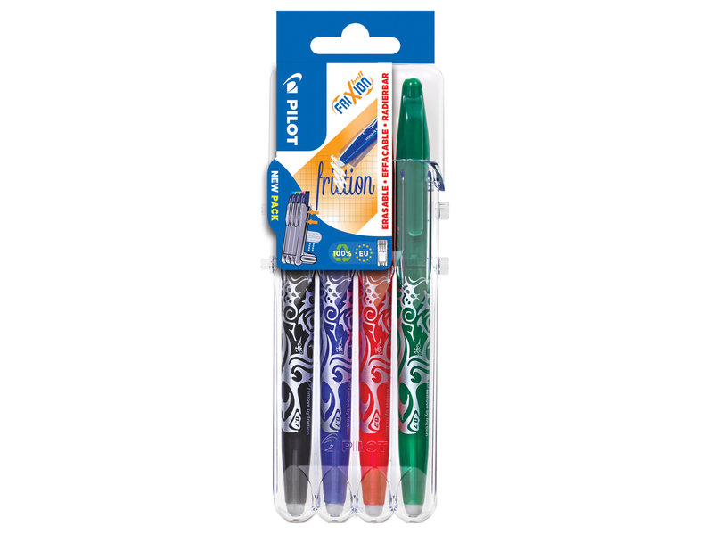 PILOT 6 recharges FriXion Ball bleues 