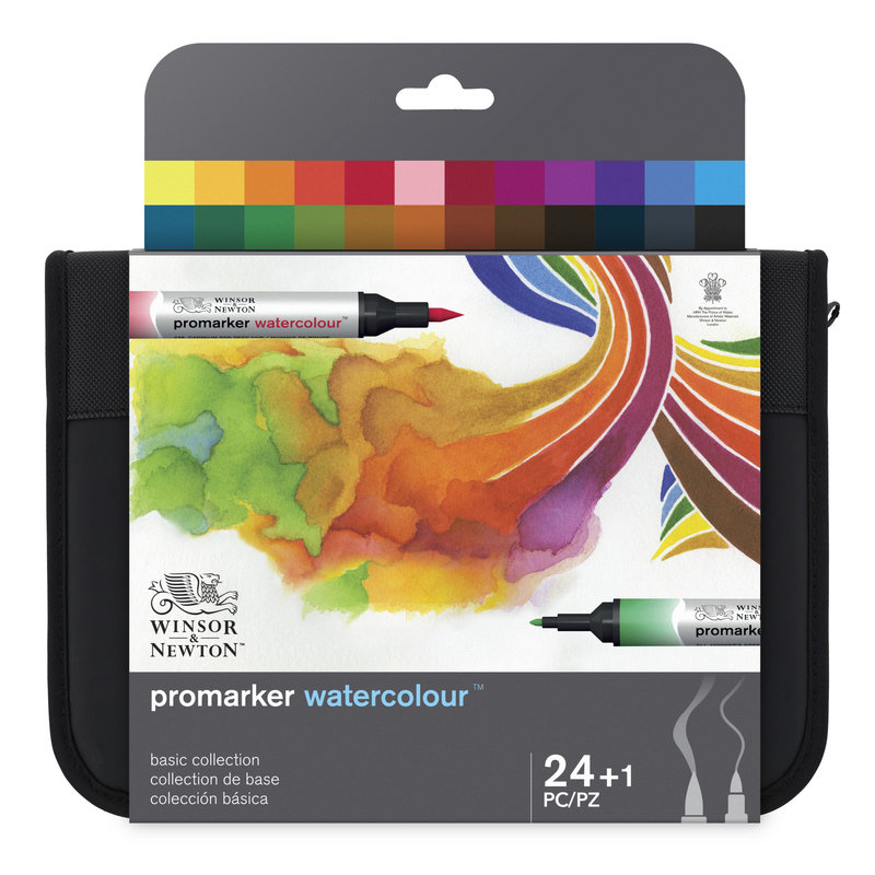 WINSOR & NEWTON Promarker Aquarelle set x24