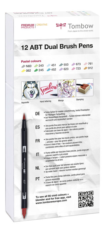 Tombow ABT-10C-MANGA2  Tombow ABT-10C-MANGA2 stylo-feutre Fin