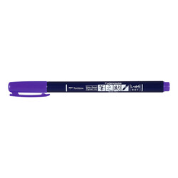 TOMBOW Feutre Brush Fudenosuke, Pointe Dure, Pourpre