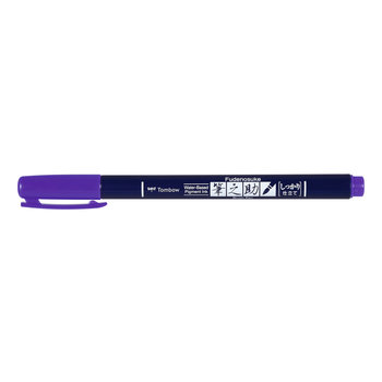 TOMBOW Feutre Brush Fudenosuke, Pointe Dure, Pourpre