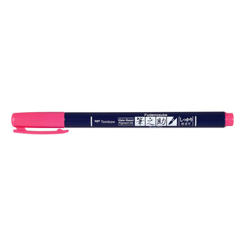 TOMBOW Feutre Brush Fudenosuke, Pointe Dure, Rose