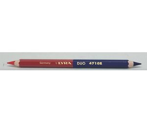 Crayon Lyra duo Slim rouge/bleu de Lyra