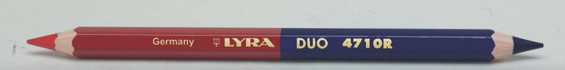 LYRA DUO Giant colored pencils blue / red - diam 6.25 mm