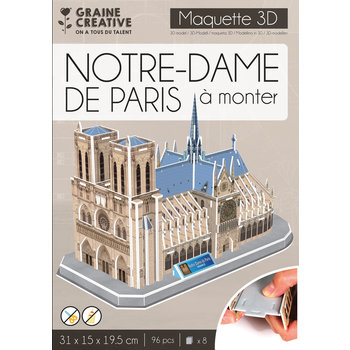 GRAINE CREATIVE Puzzle Maquette Notre Dame