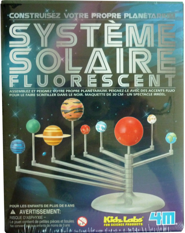 4M Kit Kidz Labs Système Solaire Fluorescent