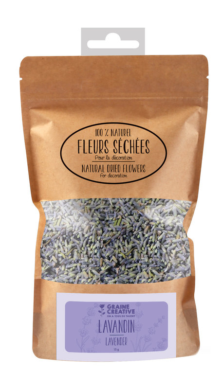 GRAINE CREATIVE Sachet 15G Fleurs Sechées Déco Lavandin