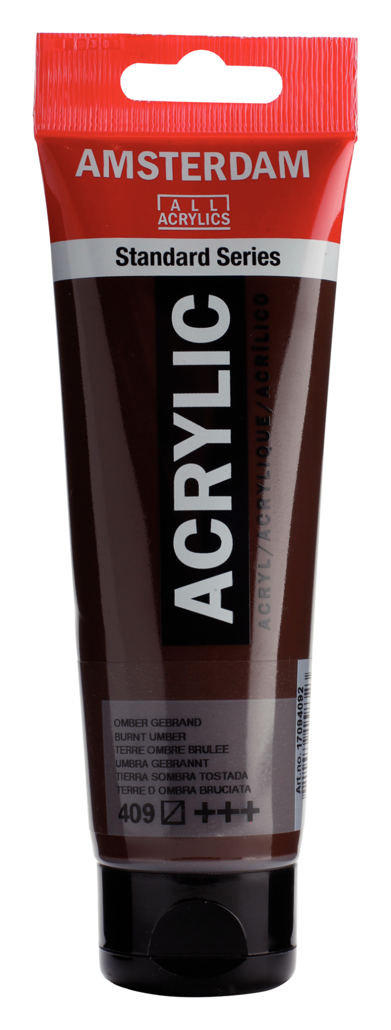 AMSTERDAM Peinture Acrylique Tube 120 ml Terre d'Ombre Brûlée 409